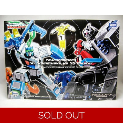 SG Soundwave Vs SG Blaster - Transformers Shattered Glass - G1 e-HOBBY Exclusive